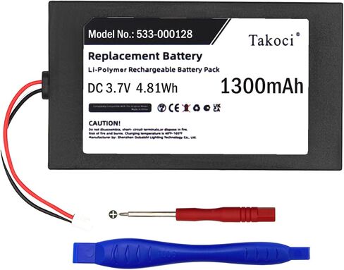1300mAh Replacement Battery for Harmony 950 Elite 915-000257 915-000260 Remote Controls Part Number 533-000128 623158 in Saudi Arabia