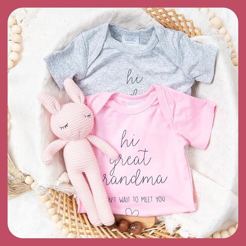 Hello Daddy Baby Announcement Onesie, Funny Pregnancy Announcement Gift for Grandparents,New Baby Surprise in Saudi Arabia