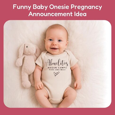 Hello Daddy Baby Announcement Onesie, Funny Pregnancy Announcement Gift for Grandparents,New Baby Surprise in Saudi Arabia