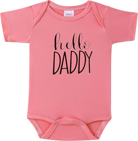 Hello Daddy Baby Announcement Onesie, Funny Pregnancy Announcement Gift for Grandparents,New Baby Surprise in Saudi Arabia