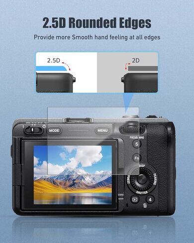 واقي شاشة مكون من 4 قطع لكاميرا Sony FX3A - زجاج مقسى بصلابة 9H لكاميرا Sony FX3A Cinema Line كاملة الإطار، مضاد للخدش، خالٍ من الفقاعات، وضوح عالي الدقة in Kuwait