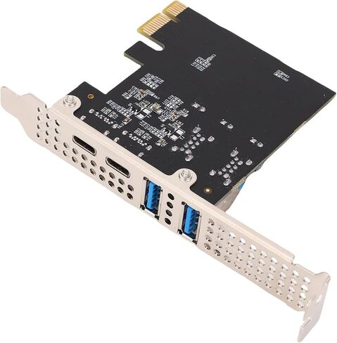 بطاقة توسيع Fabater PCIe إلى USB 3.0، ومنفذين من النوع C ومنفذين USB 3.0 لنقل البيانات بسرعة 5 جيجابت في الثانية، مع شريحة D720201، لأجهزة الكمبيوتر المكتبية OS X، التوصيل والتشغيل in Kuwait