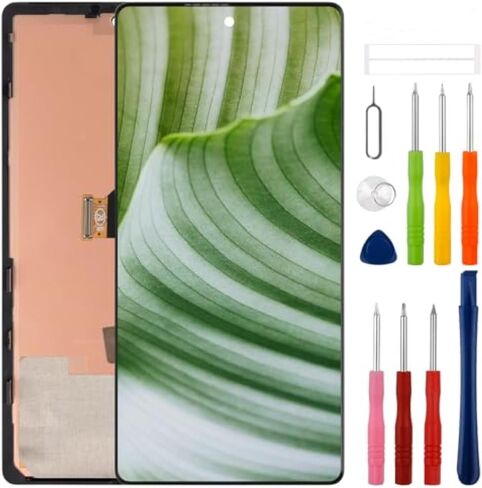 [مع دعامة] شاشة LCD جديدة من SWARK لجهاز Pixel 6A GX7AS، GB62Z، G1AZG LCD مجموعة شاشة رقمية مع مجموعة أدوات إصلاح مطورة - أسود in Saudi Arabia
