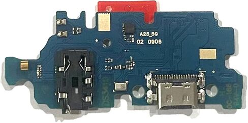 استبدال موصل قفص الاتهام لجهاز Samsung Galaxy A25 A256U A256U1 A256B A256E منفذ شحن ميكروفون / هوائي / استبدال كابل مرن للوحة منفذ الشاحن in Kuwait