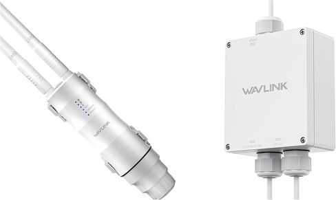 موسع واي فاي خارجي WAVLINK AC600 مع صندوق حماية POE in Saudi Arabia