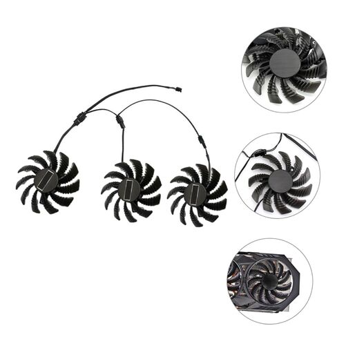 BESPORTBLE Gpu Fan and Video Card Cooling Fan Replacement 75mm Pld08010s12h for Graphics Card Cooling, Computer Accessory Suitable for Gaming and PC Maintenance in Kuwait