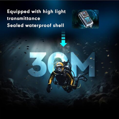 Diyeeni Action Camera 4K30fps with 32G SD Card, HD Water Proof EIS 98.4ft Underwater Cameras 20MP WiFi Camera 140 Remote Control Sports Cameras with Various Accessories in Saudi Arabia