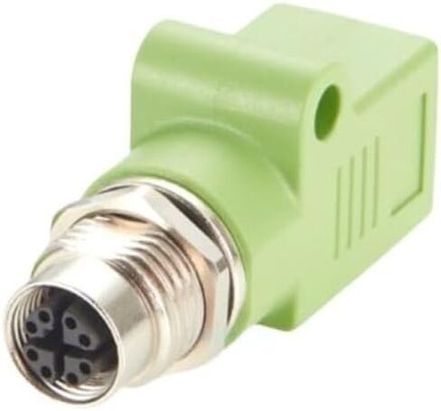 1 محول PCM-0656 RJ45 Ethernet إلى M12 مثبت على اللوحة، 90 درجة M12 8-pin X-Coded ذكر إلى موصل RJ45 أنثى، مناسب للتطبيقات الصناعية. in Kuwait