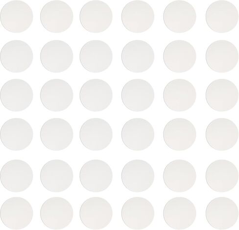 PATIKIL 25mm Metal Plate for Phone Magnet, 36pcs Round Adhesive Metal Plate Replacement Stickers for Magnetic Car Mount Holder Phone Case Wall, Silver Tone in Saudi Arabia