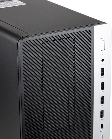 كمبيوتر مكتبي HP ProDesk 600 G3 MT، Intel Pentium G4400 3.3 جيجا هرتز، ذاكرة وصول عشوائي DDR4 سعة 8 جيجابايت، SSD 256 جيجابايت، WiFi، BT، برج الكمبيوتر ProDesk Windows 11 Pro (متجدد) in Kuwait