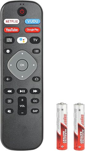 URMT26RST004 Voice Remote Control Compatible with Philips Android Smart TV 65PFL5504/F7 65PFL5604/F7 65PFL5704/F7 Replacement Controller with Netflix YouTube and Google Play Buttons with Batteries in Saudi Arabia