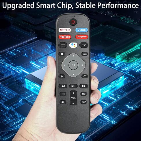 URMT26RST004 Voice Remote Control Compatible with Philips Android Smart TV 65PFL5504/F7 65PFL5604/F7 65PFL5704/F7 Replacement Controller with Netflix YouTube and Google Play Buttons with Batteries in Saudi Arabia