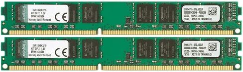 Kingston Technology ValueRAM 16 GB Kit of 2 (2x8 GB Modules) 1333MHz DDR3 PC3-10600 Non-ECC CL9 DIMM Motherboard Memory (KVR13N9K2/16) in Saudi Arabia
