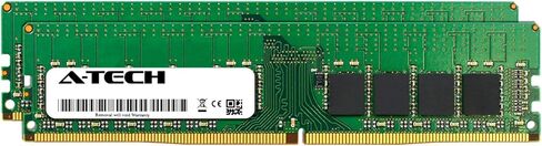 مجموعة A-Tech سعة 32 جيجابايت (2 × 16 جيجابايت) لجهاز Dell PowerEdge T330 - DDR4 PC4-21300 2666Mhz ECC Unbuffered UDIMM 2Rx8 - ذاكرة الوصول العشوائي الخاصة بالخادم (AT316655SRV-X2U6) in Kuwait