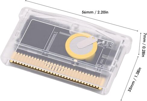 Yoidesu GBA Flash Cartridge, GBA SD Cartridge32MB Storage 1MB Static RAM Rewritable RTC Solar Flash Cart Game Cartridge for Game Console in Saudi Arabia