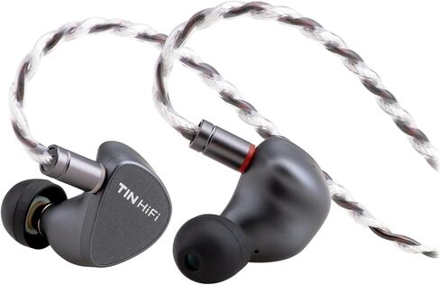 سماعات أذن سلكية TINHIFI T5S، فريدة من نوعها بقطر 10 مم، محرك ديناميكي HiFi IEMs مع كابل ثنائي السنون 0.78 مم قابل للفصل، مثالية لعشاق الصوت in Kuwait