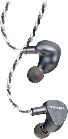 سماعات أذن سلكية TINHIFI T5S، فريدة من نوعها بقطر 10 مم، محرك ديناميكي HiFi IEMs مع كابل ثنائي السنون 0.78 مم قابل للفصل، مثالية لعشاق الصوت in Kuwait