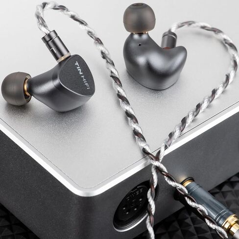 سماعات أذن سلكية TINHIFI T5S، فريدة من نوعها بقطر 10 مم، محرك ديناميكي HiFi IEMs مع كابل ثنائي السنون 0.78 مم قابل للفصل، مثالية لعشاق الصوت in Kuwait