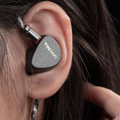 سماعات أذن سلكية TINHIFI T5S، فريدة من نوعها بقطر 10 مم، محرك ديناميكي HiFi IEMs مع كابل ثنائي السنون 0.78 مم قابل للفصل، مثالية لعشاق الصوت in Kuwait