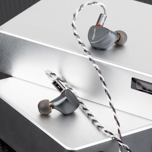 سماعات أذن سلكية TINHIFI T5S، فريدة من نوعها بقطر 10 مم، محرك ديناميكي HiFi IEMs مع كابل ثنائي السنون 0.78 مم قابل للفصل، مثالية لعشاق الصوت in Kuwait