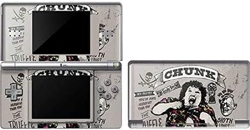 ملصق Skinit المخصص للألعاب متوافق مع DS Lite - تصميم Warner Bros Chunk المرخص رسميًا in Kuwait