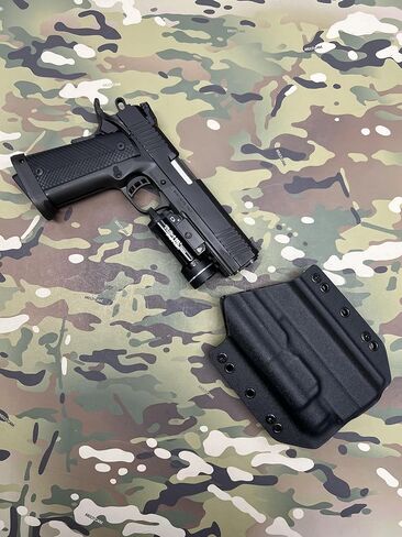 حافظة كيديكس سوداء لجزيرة روك 5 بوصة 1911 ستريملايت TLR-1، TLR-1 HL in Kuwait