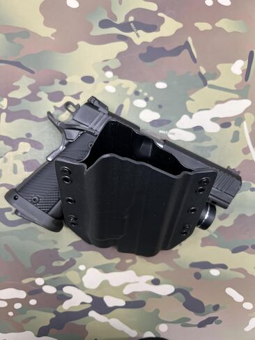 حافظة كيديكس سوداء لجزيرة روك 5 بوصة 1911 ستريملايت TLR-1، TLR-1 HL in Kuwait
