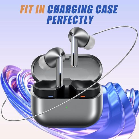 أطراف أذن لهاتف Galaxy Buds3 Pro - سماعات أذن بديلة من إسفنج الذاكرة لسماعات Samsung Buds 3 Pro، متوافقة مع ملحقات Samsung Galaxy Buds 3 Pro، XL/L/M (3 أزواج) (أبيض رمادي) in Saudi Arabia