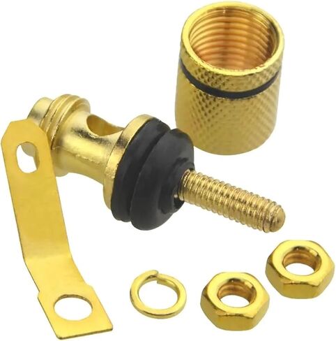 2/4/6/8/10pcs Banana Plug Socket Connector, Gold-Plated Speaker Terminal Post, Suitable for 4mm Banana(10PCS) in Kuwait