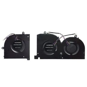 New Replacement Cooling Fans for MSI GS75 Stealth GS75 8SF P75 Creator Series P/N: 17G1-CPU 17G1-GPU MS-17G2 DC 5V in Kuwait