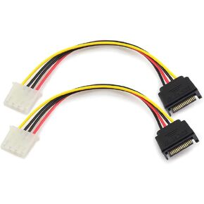 4Pin to 15pin SATA Power Socket Cable For VCR IP Camera Hard Disk Power 18CM in Kuwait