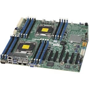 X10DRH-i for Server Motherboard E5-2600 v4/v3 Family Dual Port GbE LAN SATA3 (6Gbps) IPMI 2.0 LGA2011 DDR4 in Kuwait