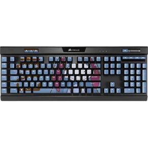 ملصق سكينيت غلاف آخر متوافق مع لوحة مفاتيح الألعاب الميكانيكية البلاتينية K95 RGB - تصميم بورتريه مرخص رسميًا من ديزني ويني ذا بوه إيور in Kuwait