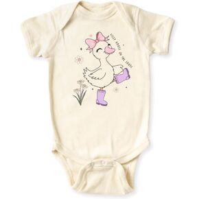 Silly Goose on the Loose Cute Baby Bodysuit Funny Goose Outfit for Kids Toddler Tee Little Goose Tshirt in Kuwait