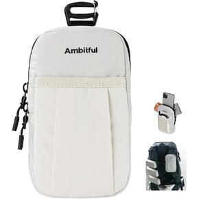 حقيبة ظهر بحزام كتف من AMBITFUL، حقيبة جيب ملحقة عالمية، للهاتف، بنك الطاقة وجواز السفر، حقيبة سفر تكتيكية غير قابلة للانزلاق للمشي لمسافات طويلة، التصوير الفوتوغرافي، في الهواء الطلق، أسود in Kuwait