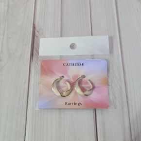 CATHESSE Earrings, Twisted Rope Hoop Earrings, Match Any Outfit in Saudi Arabia