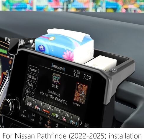 Car Phone Holder Center Console Organizer Tray for Nissan Pathfinder 2022 2023 2024 2025 [Not for 2026]Auto Interior Accessories Best Cell Phones Mount Mobile CellPhone Stand Dashboard Screen Storage in Kuwait
