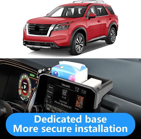 Car Phone Holder Center Console Organizer Tray for Nissan Pathfinder 2022 2023 2024 2025 [Not for 2026]Auto Interior Accessories Best Cell Phones Mount Mobile CellPhone Stand Dashboard Screen Storage in Kuwait