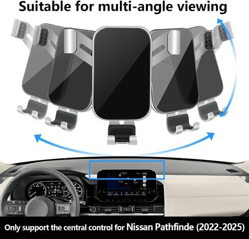 Car Phone Holder Center Console Organizer Tray for Nissan Pathfinder 2022 2023 2024 2025 [Not for 2026]Auto Interior Accessories Best Cell Phones Mount Mobile CellPhone Stand Dashboard Screen Storage in Kuwait