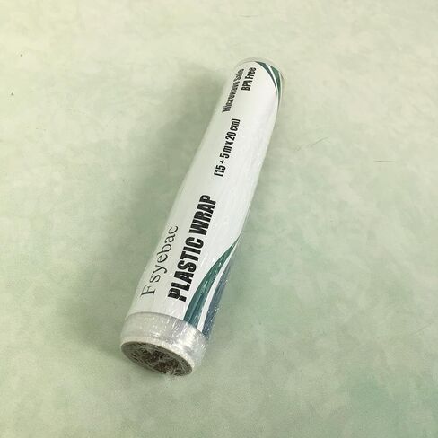غلاف بلاستيكي Fsyebac - آمن للاستخدام في الميكروويف مقاس 20 مترًا × 20 سم، وخالي من مادة BPA، ويلبي احتياجات تخزين وتغليف الطعام اليومية in Saudi Arabia