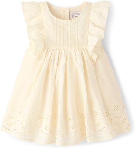 The Children's Place Baby-Girls and Newborn Casual Short Sleeve Dress with Diaper Cover in Saudi Arabia