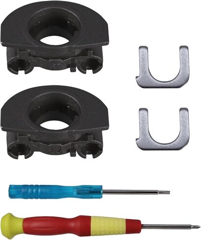 طقم استبدال المفصلات WH-1000XM4 مفصل دوار + أجزاء إصلاح قفاز قفل معدني على شكل حرف U أصلي متوافق مع Sony WH-1000xm4، دوران المفصلة مع قطع بديلة (أسود) in Kuwait