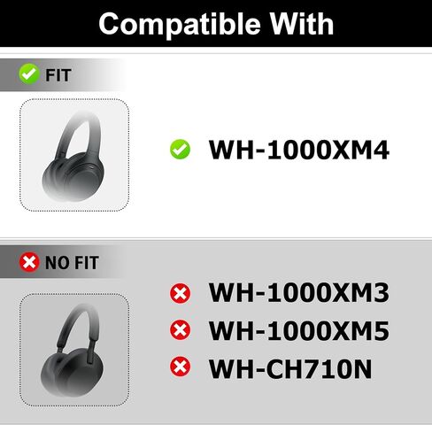 طقم استبدال المفصلات WH-1000XM4 مفصل دوار + أجزاء إصلاح قفاز قفل معدني على شكل حرف U أصلي متوافق مع Sony WH-1000xm4، دوران المفصلة مع قطع بديلة (أسود) in Kuwait