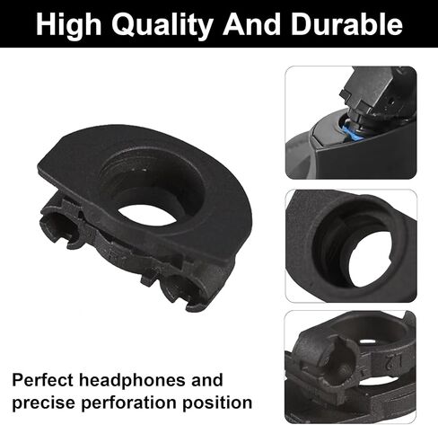 طقم استبدال المفصلات WH-1000XM4 مفصل دوار + أجزاء إصلاح قفاز قفل معدني على شكل حرف U أصلي متوافق مع Sony WH-1000xm4، دوران المفصلة مع قطع بديلة (أسود) in Kuwait