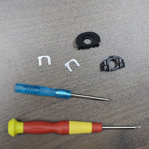 طقم استبدال المفصلات WH-1000XM4 مفصل دوار + أجزاء إصلاح قفاز قفل معدني على شكل حرف U أصلي متوافق مع Sony WH-1000xm4، دوران المفصلة مع قطع بديلة (أسود) in Kuwait