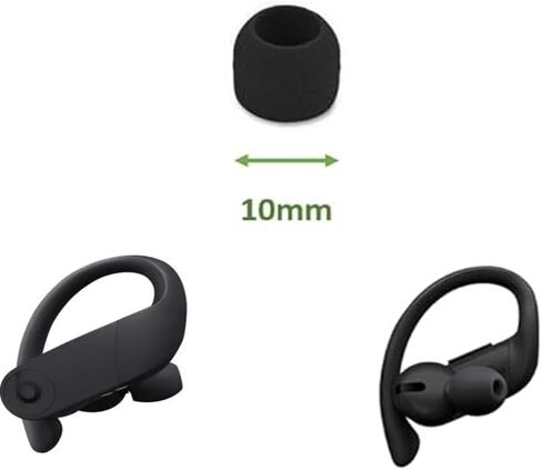 رؤوس سماعات أذن بديلة من Zotech لجهاز Powerbeats Pro، 10 أزواج بمقاسات صغيرة جدًا للأطفال، سيليكون ناعم in Saudi Arabia