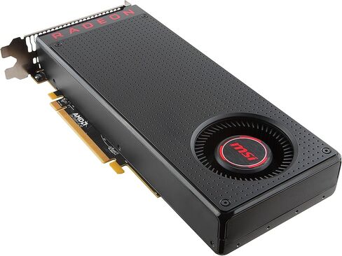 بطاقة رسومات MSI Gaming Radeon RX 580 8G GDRR5 256-bit HDCP تدعم DirectX 12 VR Ready بطاقة رسومات Crossfire بمروحة واحدة (RX 580 8G) (متجددة) in Kuwait