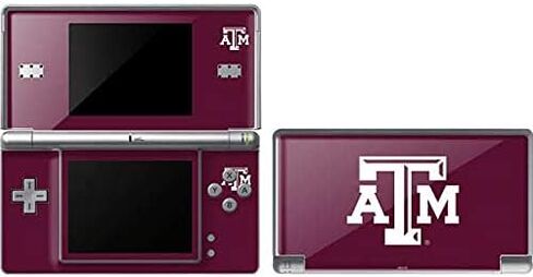ملصق Skinit المخصص للألعاب متوافق مع DS Lite - تصميم جامعة Texas A&M مرخص رسميًا in Kuwait