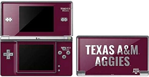 ملصق Skinit المخصص للألعاب متوافق مع DS Lite - تصميم College Aggies مرخص رسميًا in Saudi Arabia