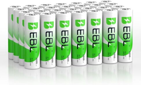 EBL Pack of 8 AA Batteries 2800mAh High Capacity Precharged Ni-MH AA Rechargeable Batteries in Kuwait